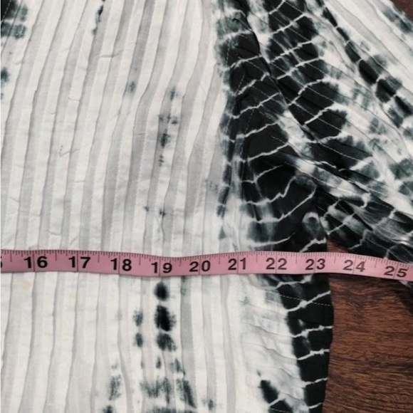 Soft Surroundings Womens Crinkle Tie-Die Kimono Robe Dress/Beach Cover Up XL - Picture 6 of 8